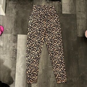 Aerie Leopard Print High-Rise Leggings